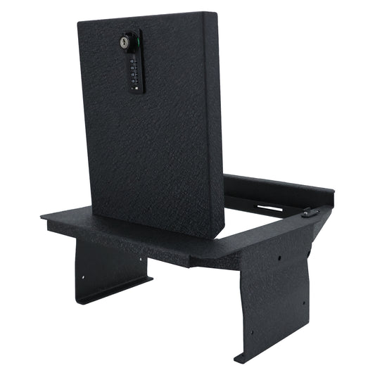 Console Safe Vault for 2021-2024 Ford F-150 (4 Digit Combo Lock with Key)