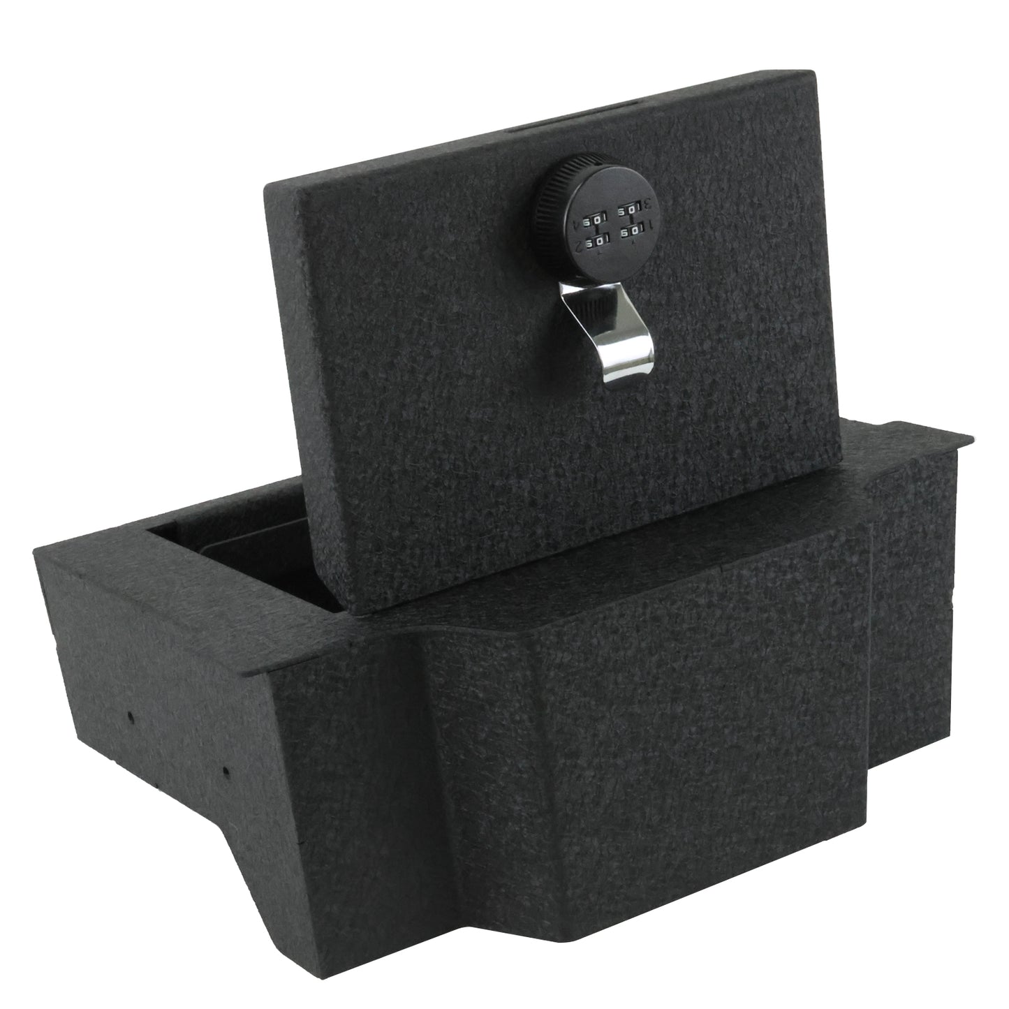 Console Safe Vault for 2019-2025 Dodge Ram 1500/2500/3500 Laramie (4-Digit Combo Lock)