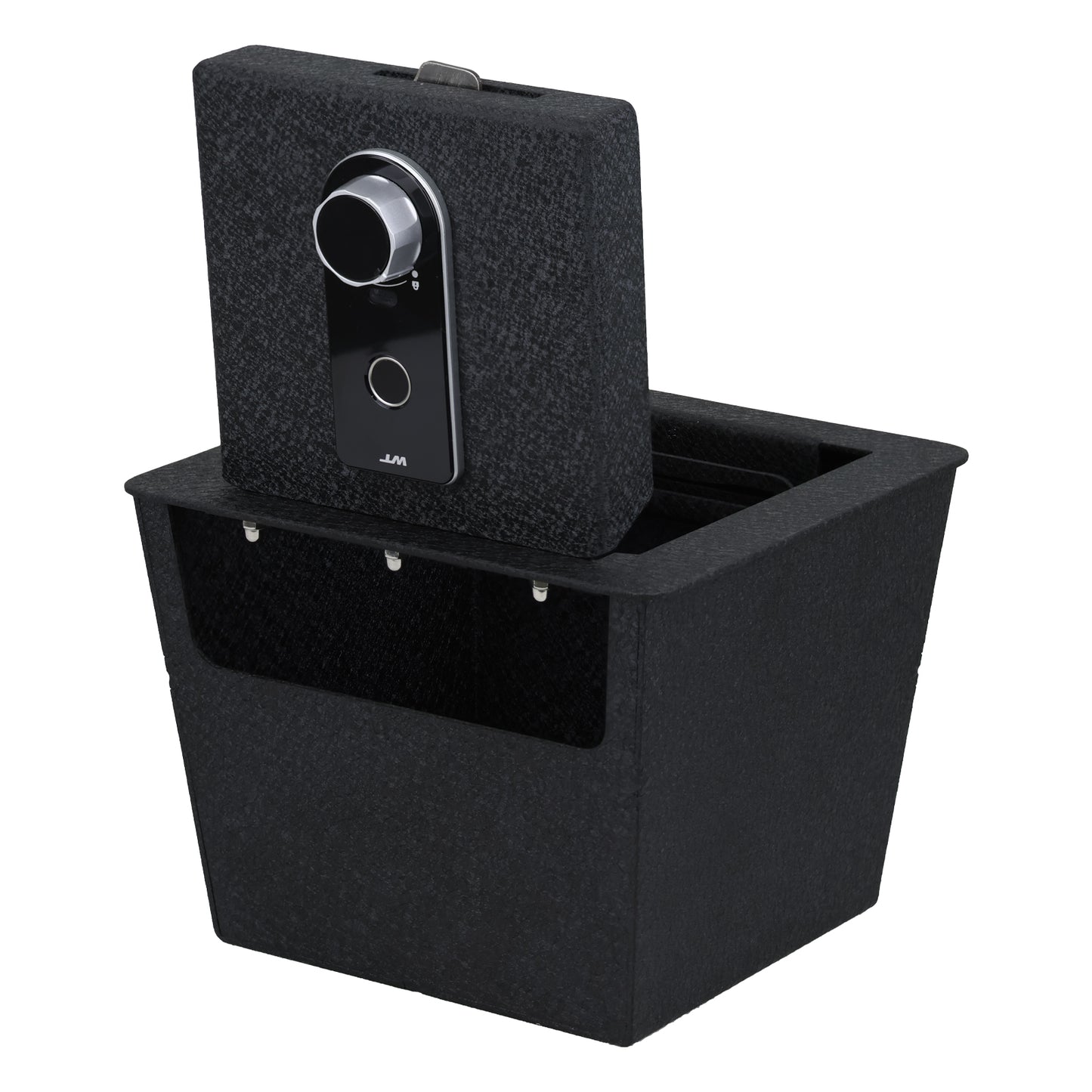 Console Safe Vault for 2007-2024 Toyota FJ Cruiser (Fingerprint Lock with Key)