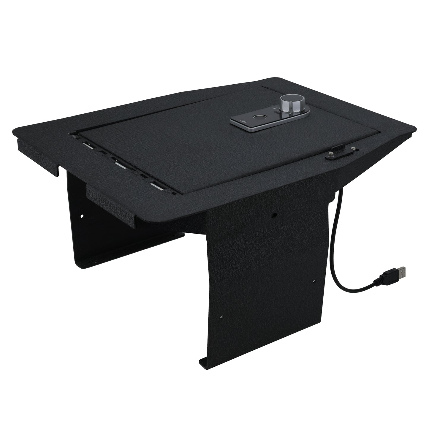 Console Safe Vault for Ford Expedition 2018-2024 (Fingerprint Lock with Key)