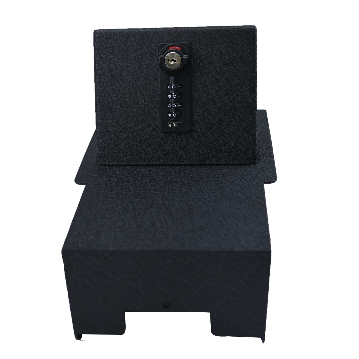 Console Gun Safe Vault for 2021-2024 Tesla Model Y (4 Digit Combo Lock with Key)