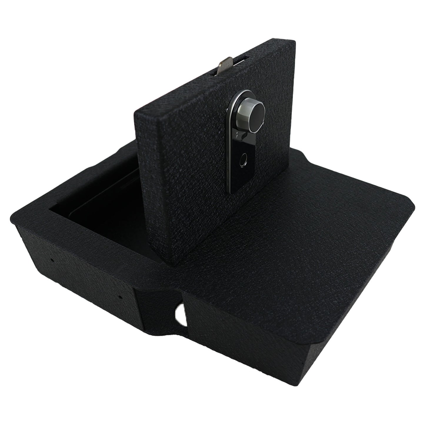 Underseat Console Safe Vault for 2020-2024 Dodge Ram 1500/2500/3500 (Fingerprint Lock with Key)