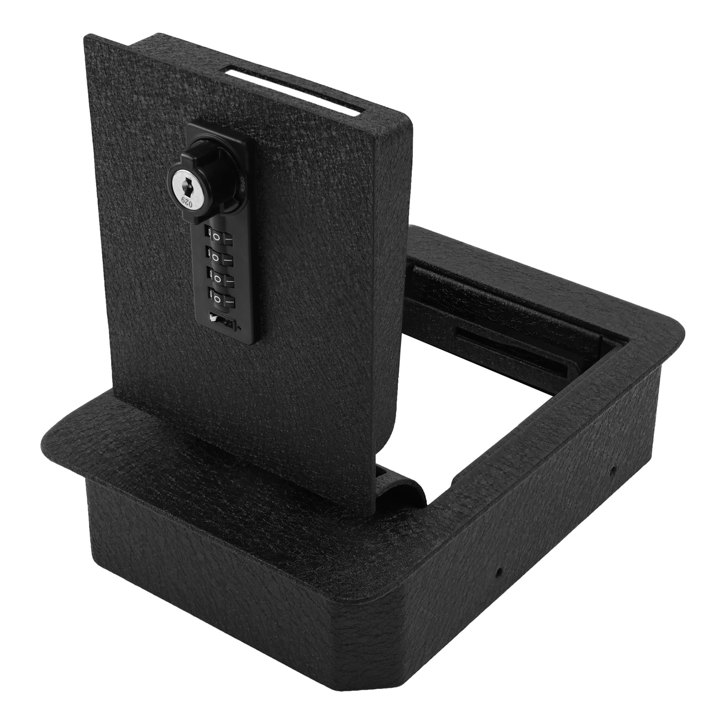 Pro Console Safe Vault for 2024-2025 Hyundai Santafe (4 Digit Combo Lock with Key)