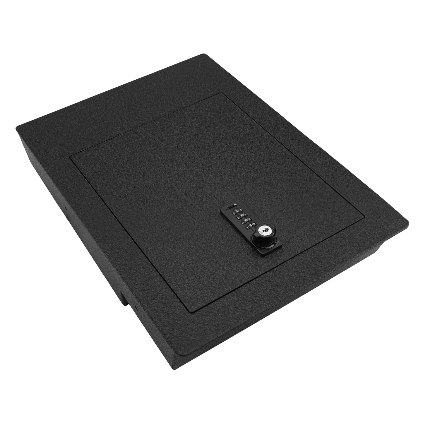 Pro Underseat Console Safe Vault for 2014-2018 GMC Sierra 1500 (4 Digit Combo Lock with Key)