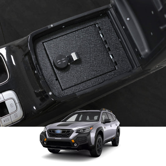 Console Safe Vault for 2020-2025 Subaru Outback (4-Digit Combo Lock)