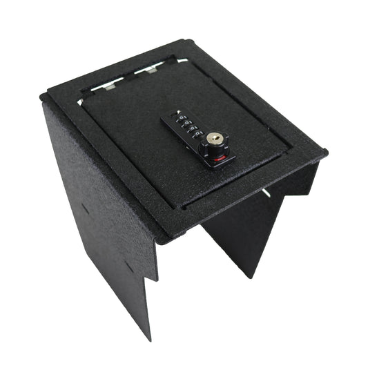 Console Gun Safe Vault for 2021-2025 Rivian R1S/R1T (4 Digit Combo Lock with Key)