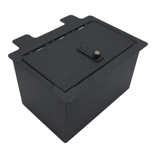 Console Safe Vault for GMC Sierra 1500 2019-2022 (4 Digit Combo Lock with Key)