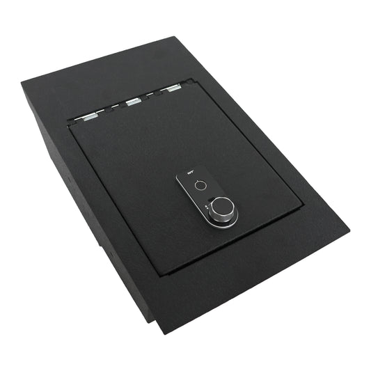 Underseat Console Safe Vault for 2015-2025 Ford F150 (Fingerprint Lock with Key)