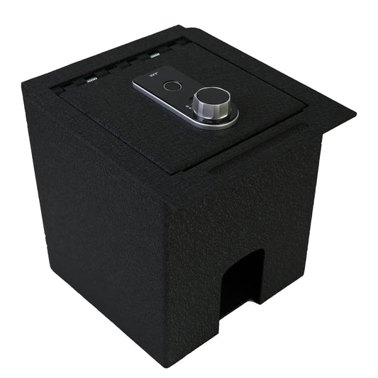 Console Gun Safe Vault for Toyota Tacoma 2016-2023 (Fingerprint Lock with Key)