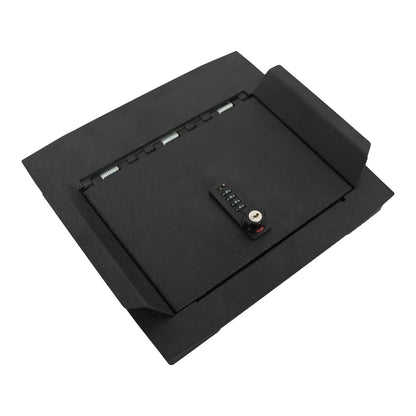 Console Safe Vault for 2023-2025 Ford F250 Super Duty (4 Digit Combo Lock with Key)