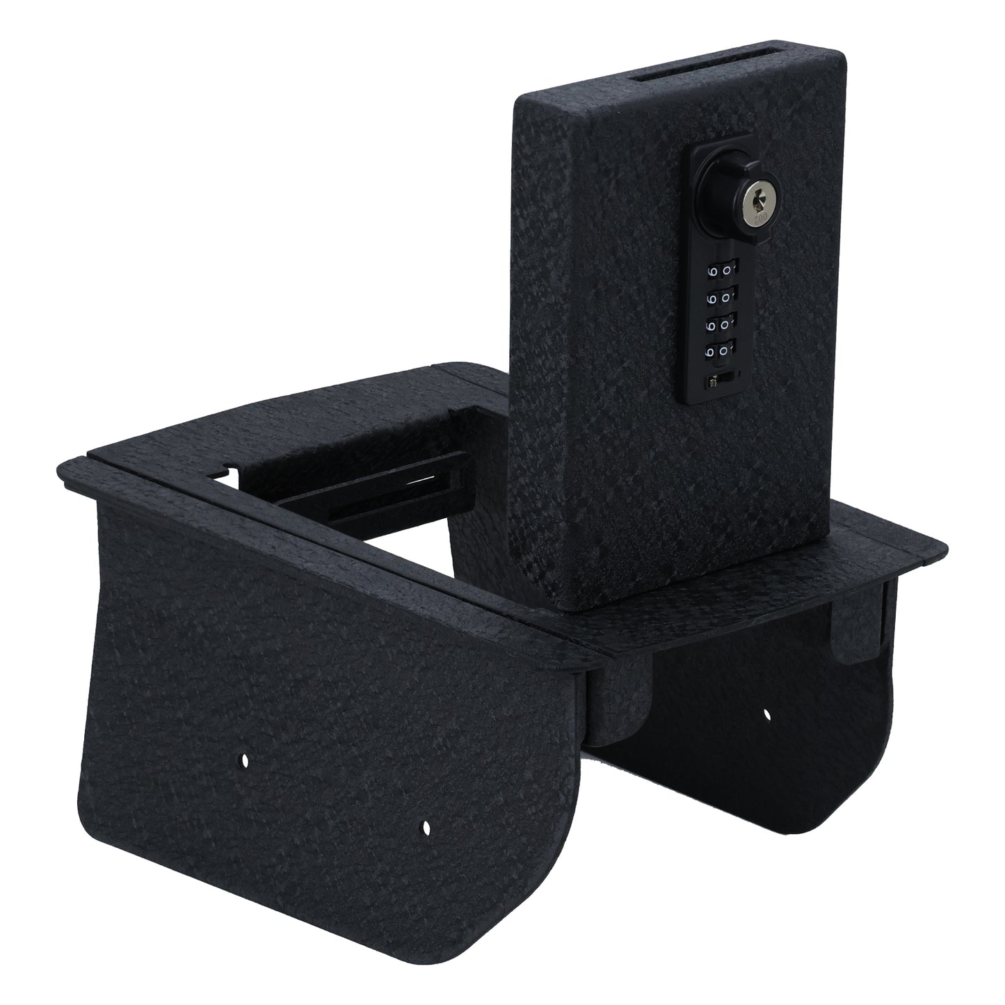 Console Safe Vault for 2011-2022 Jeep Grand Cherokee without CD (4 Digit Combo Lock with Key)
