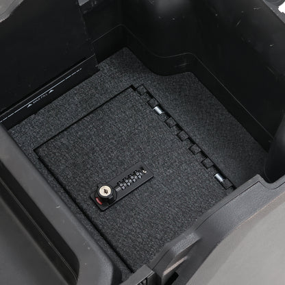 Console Safe Vault for 2019-2025 Dodge Ram 1500/2500/3500 Powerwagon (4 Digit Combo Lock with Key)