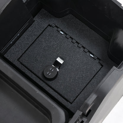 Console Safe Vault for 2019-2025 Dodge Ram 1500/2500/3500 Laramie (4-Digit Combo Lock)