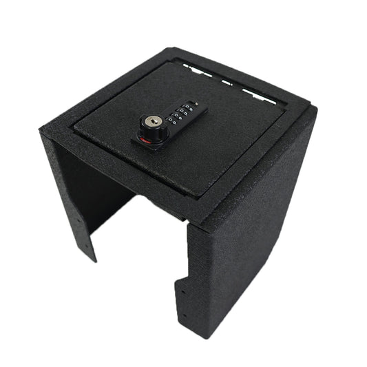 Console Gun Safe Vault for 2022-2025 Ford Maverick (4 Digit Combo Lock with Key)