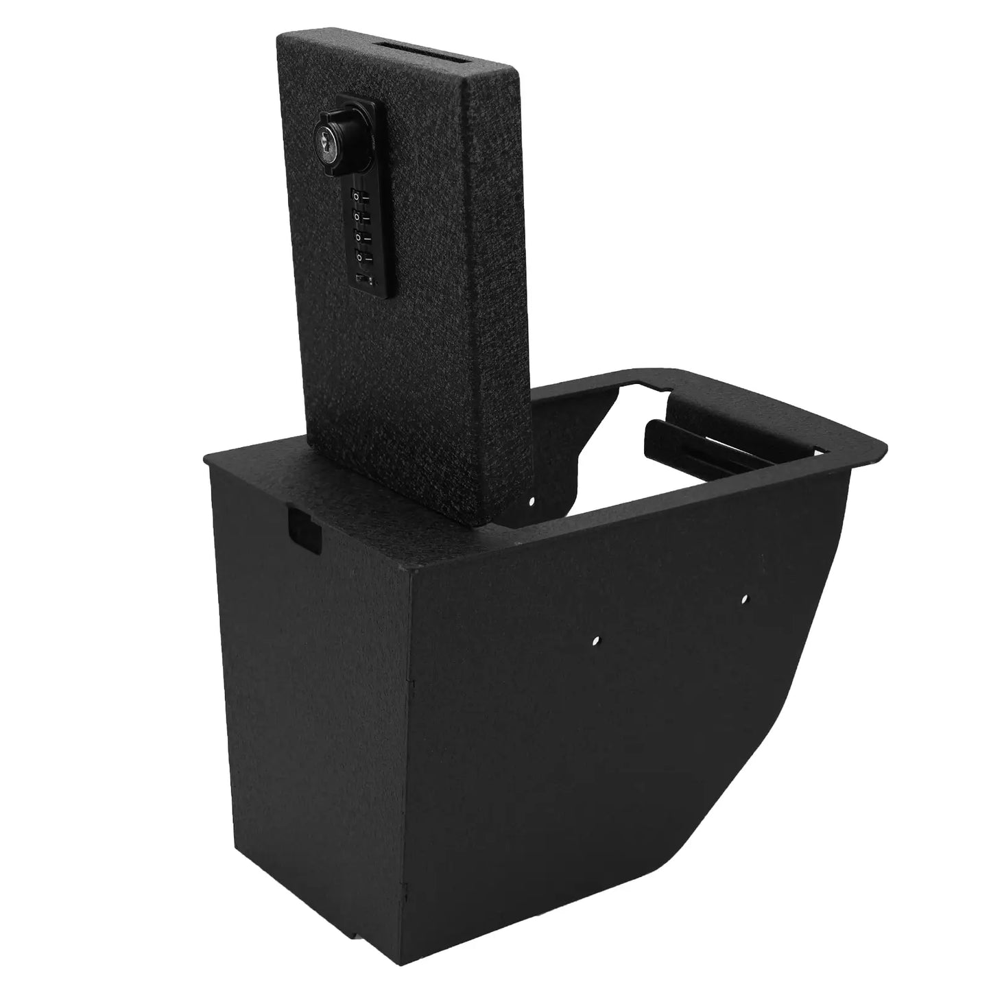 Console Safe Vault for 2022-2026 Infiniti QX60 (4 Digit Combo Lock with Key)