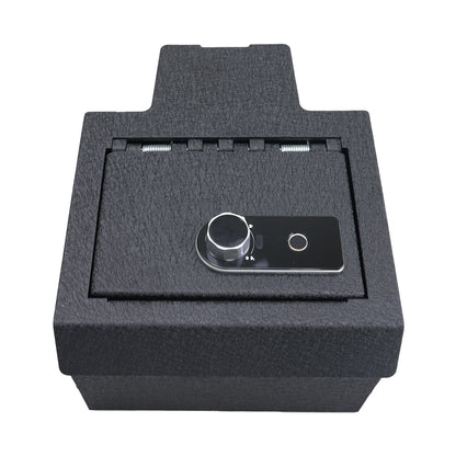 Console Safe Vault for 2024-2025 Chevrolet Silverado EV and GMC Sierra EV (Fingerprint Lock with Key)