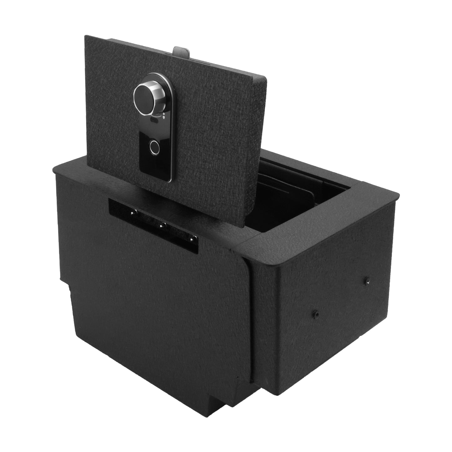 Pro Console Safe Vault for 2015-2026 Ford F150 Full Floor Center Console  [console length 12 1/4"] (Fingerprint Lock with Key)