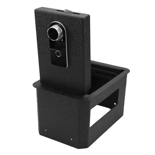Console Safe Vault for 2025-2026 Infiniti QX80 (Fingerprint Lock with Key)
