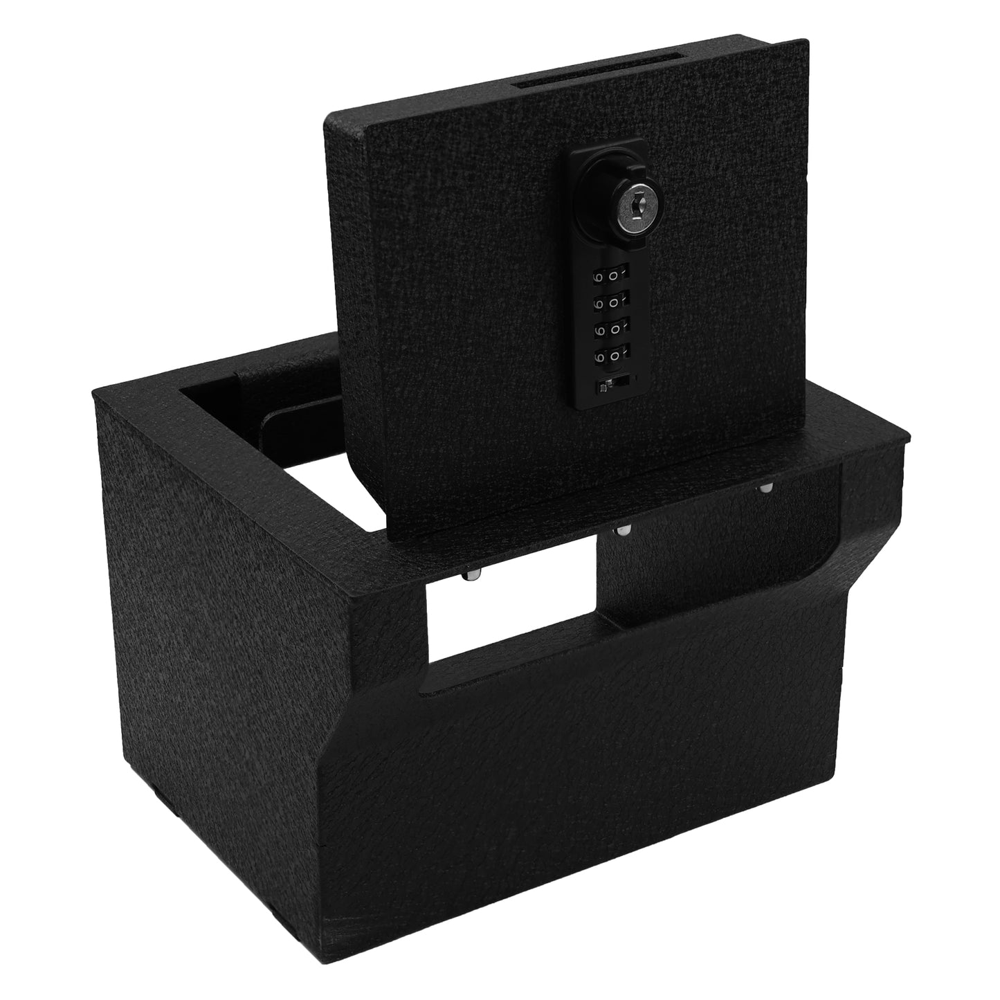 Console Safe Vault for 2025 Toyota 4Runner (4 Digit Combo Lock with Key)