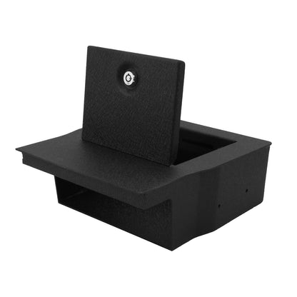 Console Safe Vault for 2015-2020 Ford F150 40/20/40 Bench Seat Fold Down Armrest (Triple Lock)