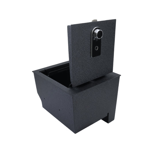 Pro Console Gun Safe Vault for 2016-2024 Nissan Titan (Fingerprint Lock with Key)