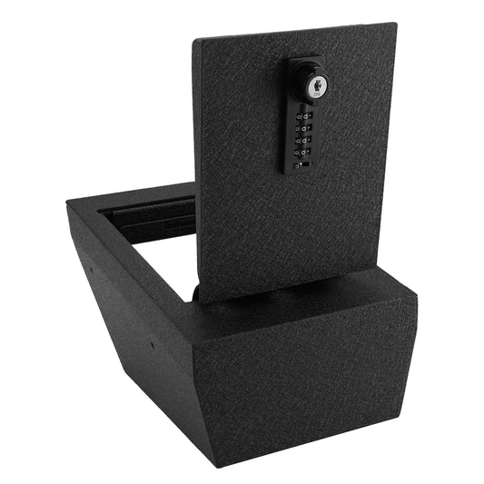 Pro Console Gun Safe Vault for 2021-2025 Tesla Model X (4 Digit Combo Lock with Key)