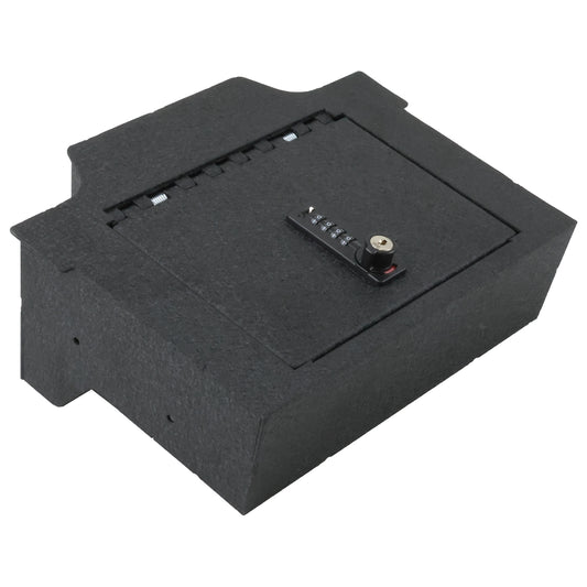 Console Safe Vault for 2019-2025 Dodge Ram 1500/2500/3500 Powerwagon (4 Digit Combo Lock with Key)