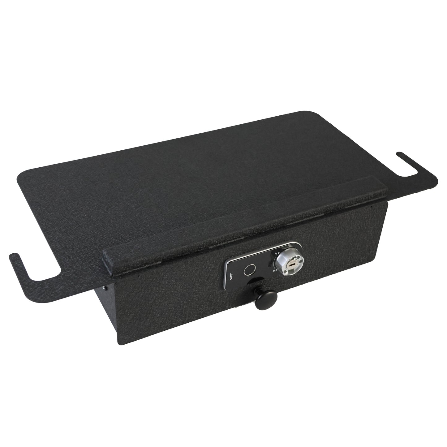 Underseat Console Safe Vault for 2021-2024 Tesla Model Y (Fingerprint Lock with Key)