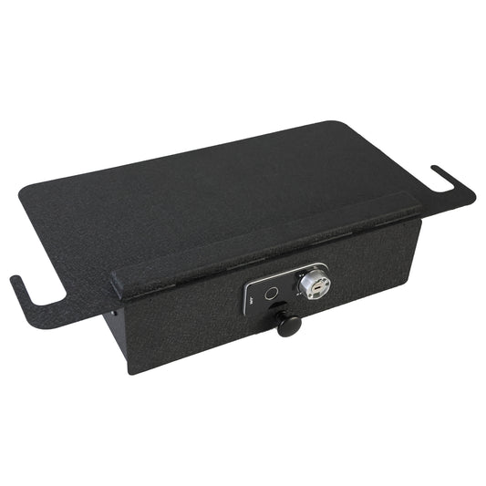 Underseat Console Safe Vault for 2021-2024 Tesla Model Y (Fingerprint Lock with Key)