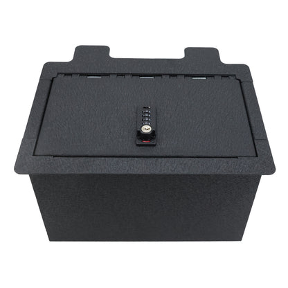 Console Safe Vault for GMC Sierra 1500 2019-2022 (4 Digit Combo Lock with Key)