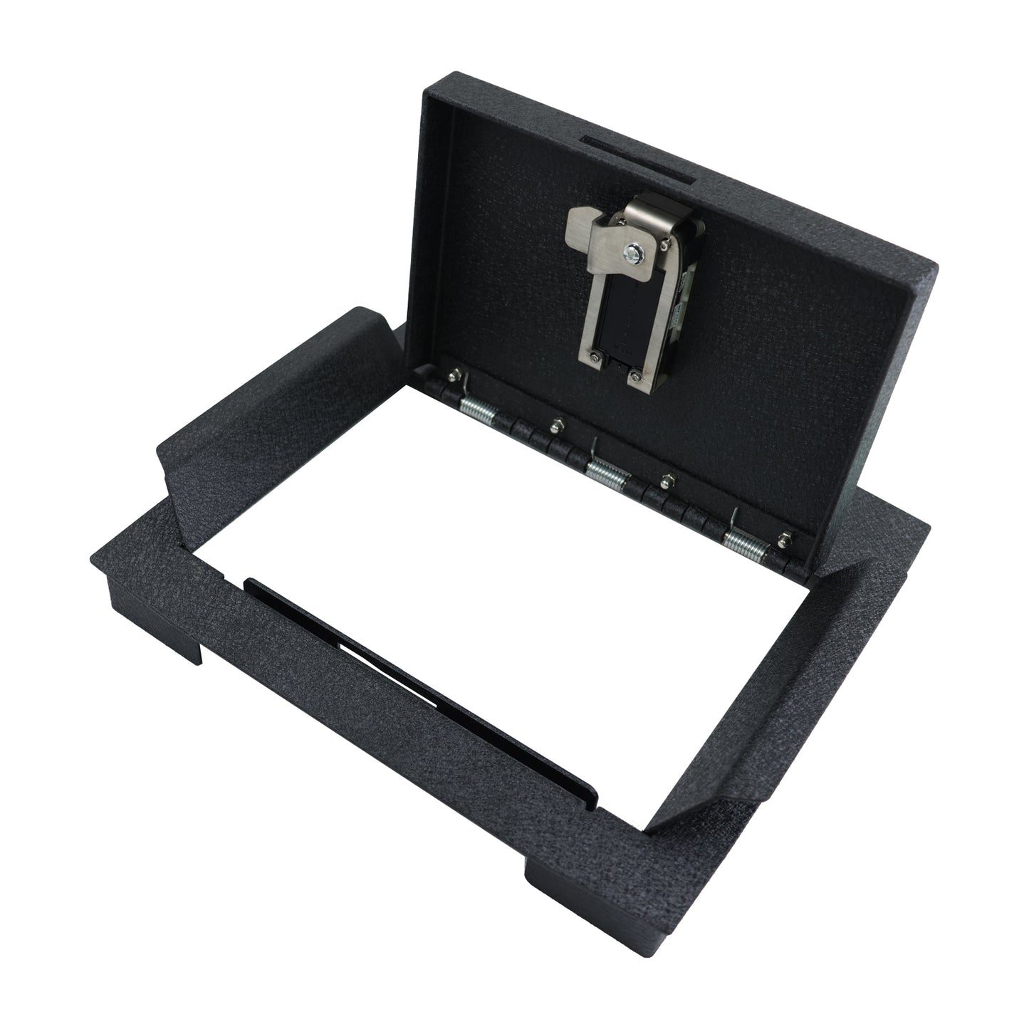 Console Safe Vault for 2023-2025 Ford F250 Super Duty (Fingerprint Lock with Key)