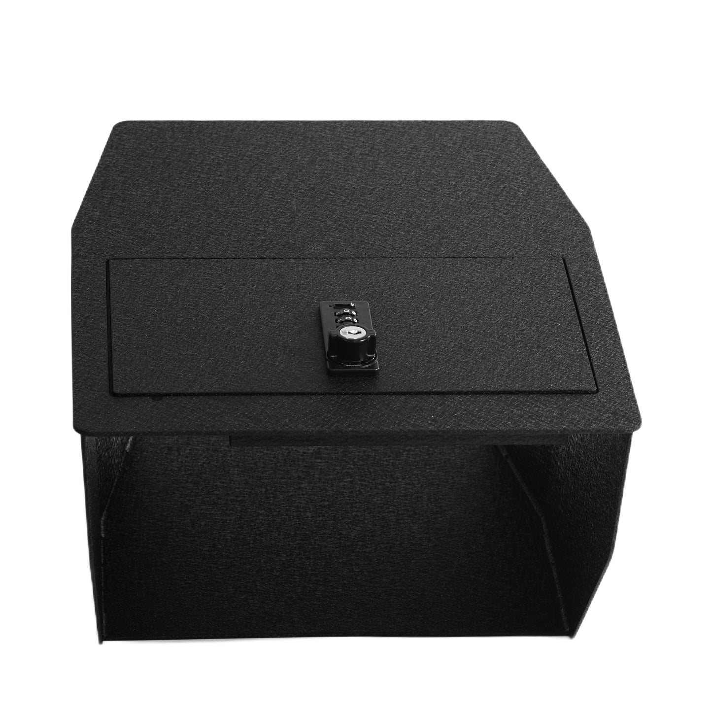 Pro Console Safe Vault for 2025-2026 Ford Expedition without Sliding (4 Digit Combo Lock with Key)