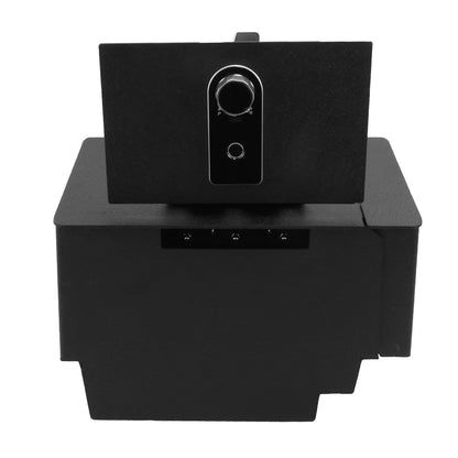 Pro Console Safe Vault for 2015-2026 Ford F150 Full Floor Center Console  [console length 12 1/4"] (Fingerprint Lock with Key)