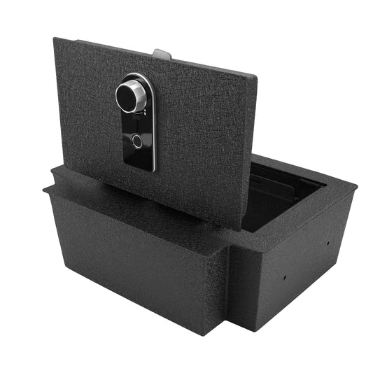 Pro Console Gun Safe Vault for 2021-2025 Chevrolet Tahoe Sliding (Fingerprint Lock with Key)