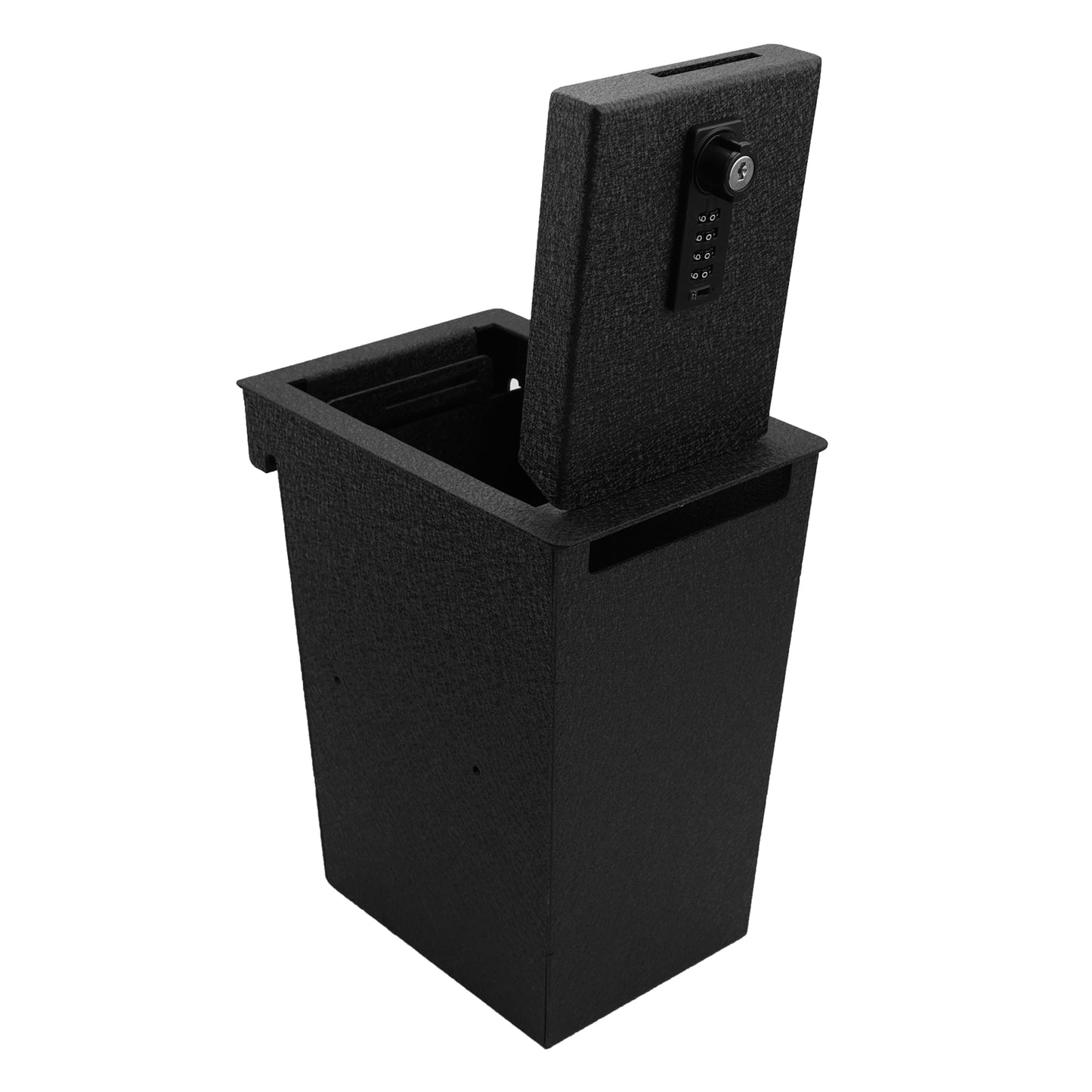 Console Safe Vault for 2017-2024 Nissan Murano (4 Digit Combo Lock with Key)