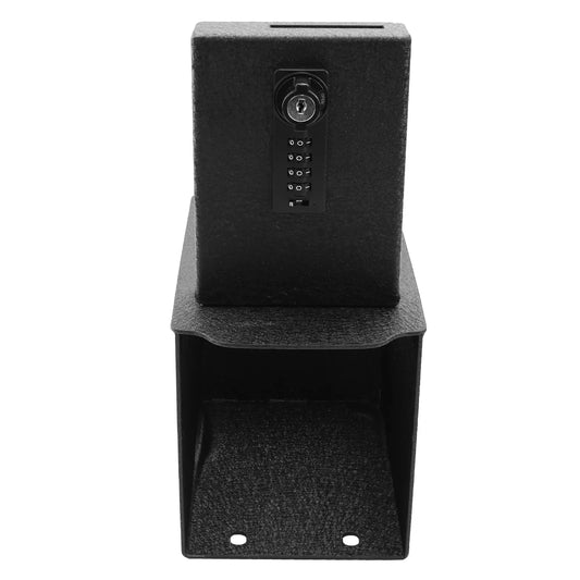 Console Safe Vault for 2022-2026 Honda Civic Incompatible with Si version (4 Digit Combo Lock with Key)