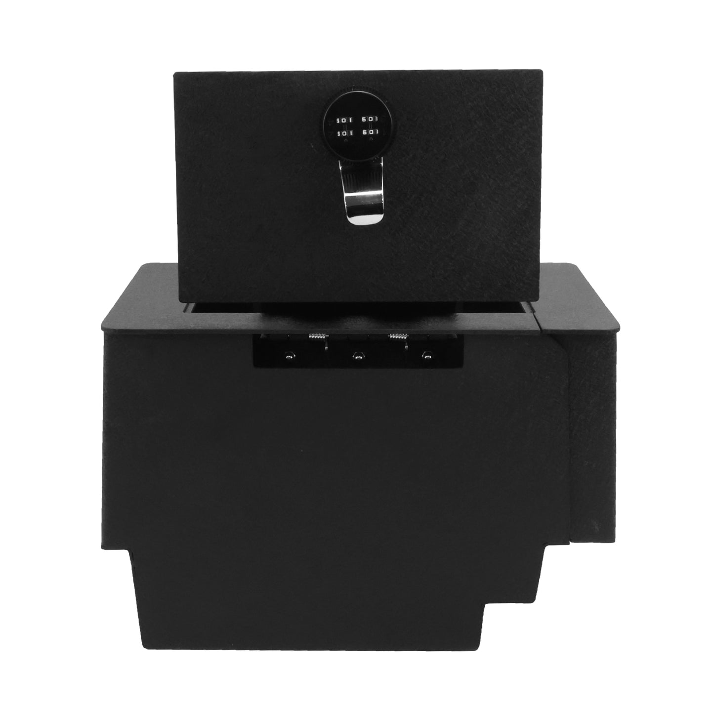 Pro Console Safe Vault for 2015-2026 Ford F150 Full Floor Center Console [console length 12 1/4"] (4-Digit Combo Lock)