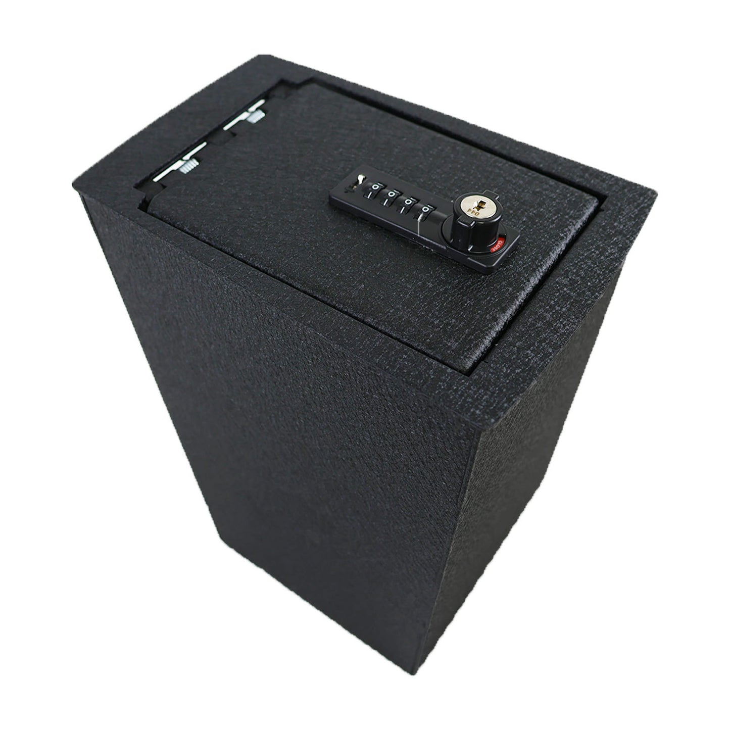 Console Safe Vault for 2021-2023 Hyundai Santafe (4 Digit Combo Lock with Key)