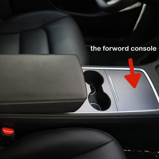 Console Safe Vault for 2021-2024 Tesla Model Y (4 Digit Combo Lock with Key)