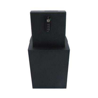 Console Safe Vault for 2019-2025 Kia Telluride with cigarette lighter (4 Digit Combo Lock with Key)