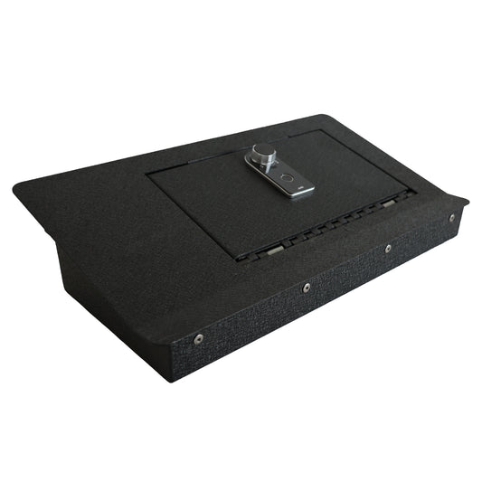 Underseat Console Gun Safe Vault for 2021-2024 Ford Bronco Sport (Fingerprint Lock with Key)