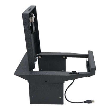 Console Safe Vault for 2021-2024 Ford F-150 (Fingerprint Lock with Key)