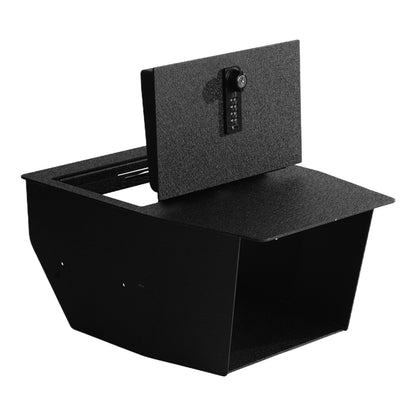 Pro Console Safe Vault for 2025-2026 Ford Expedition without Sliding (4 Digit Combo Lock with Key)