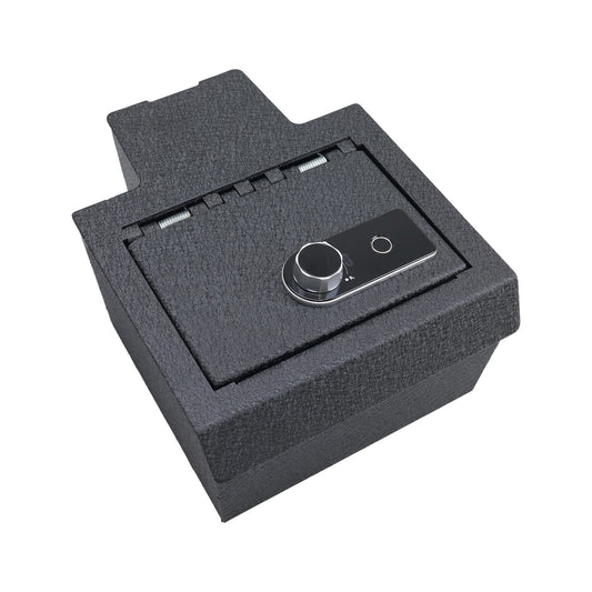 Console Safe Vault for 2024-2025 Chevrolet Silverado EV and GMC Sierra EV (Fingerprint Lock with Key)