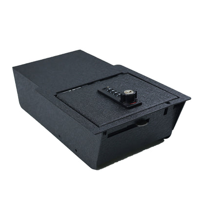 Console Gun Safe Vault for 2021-2024 Tesla Model Y (4 Digit Combo Lock with Key)