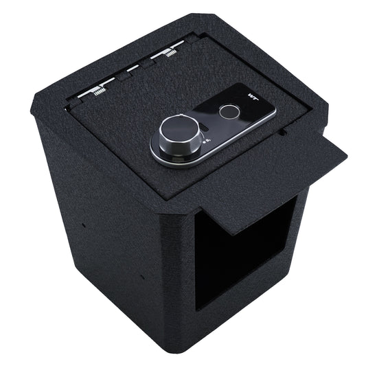 Console Gun Safe Vault for 2023-2025 Chevrolet Colorado (Fingerprint Lock with Key)