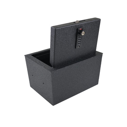 Console Gun Safe Vault for 2021-2024 Cadillac Escalade (4 Digit Combo Lock with Key)