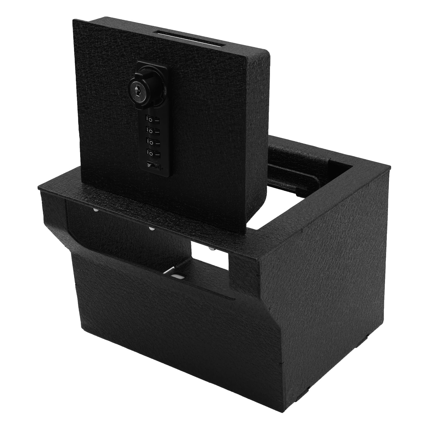 Console Safe Vault for 2025 Toyota 4Runner (4 Digit Combo Lock with Key)