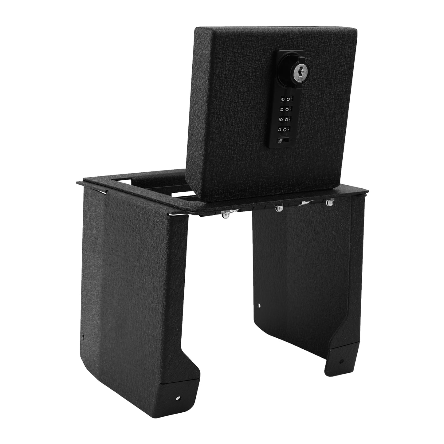 Console Safe Vault for 2025-2026 Ford Bronco (4 Digit Combo Lock with Key)