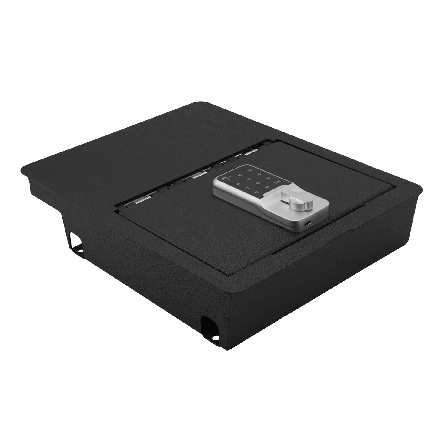 Underseat Console Safe Vault for 2009-2018 Dodge Ram 1500 (Electronic Keypad Lock)